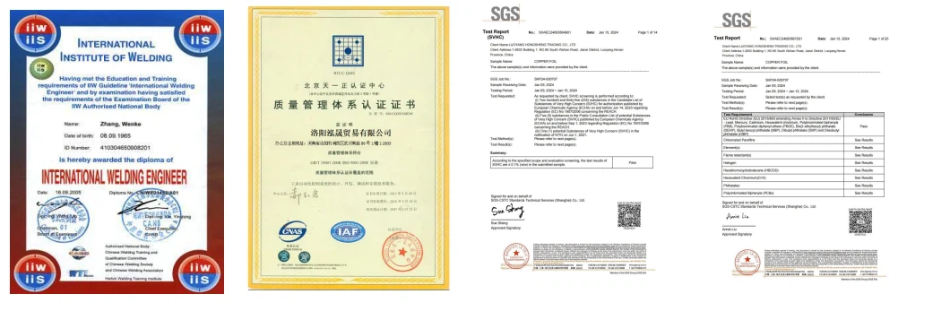 Our Certificate Our Certificate