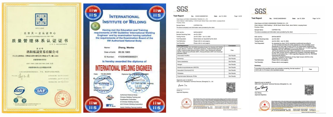 Certificates Certificates